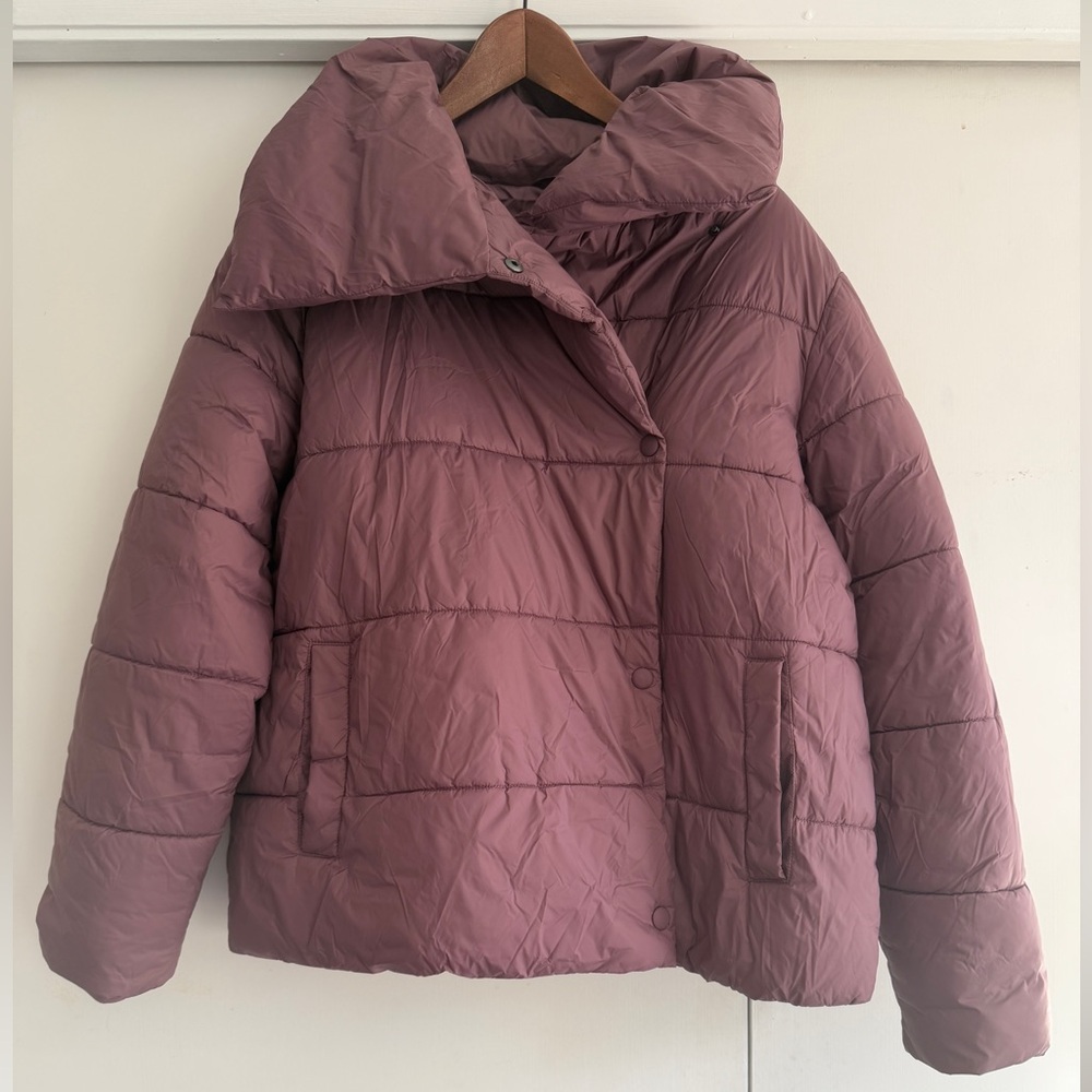 Banana Republic Women's Dusty Rose Puffer Jacket